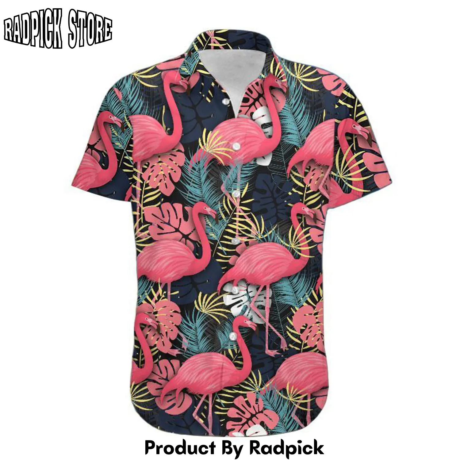 Radpick 3d flamingo hawaii shirt hmq rp292819